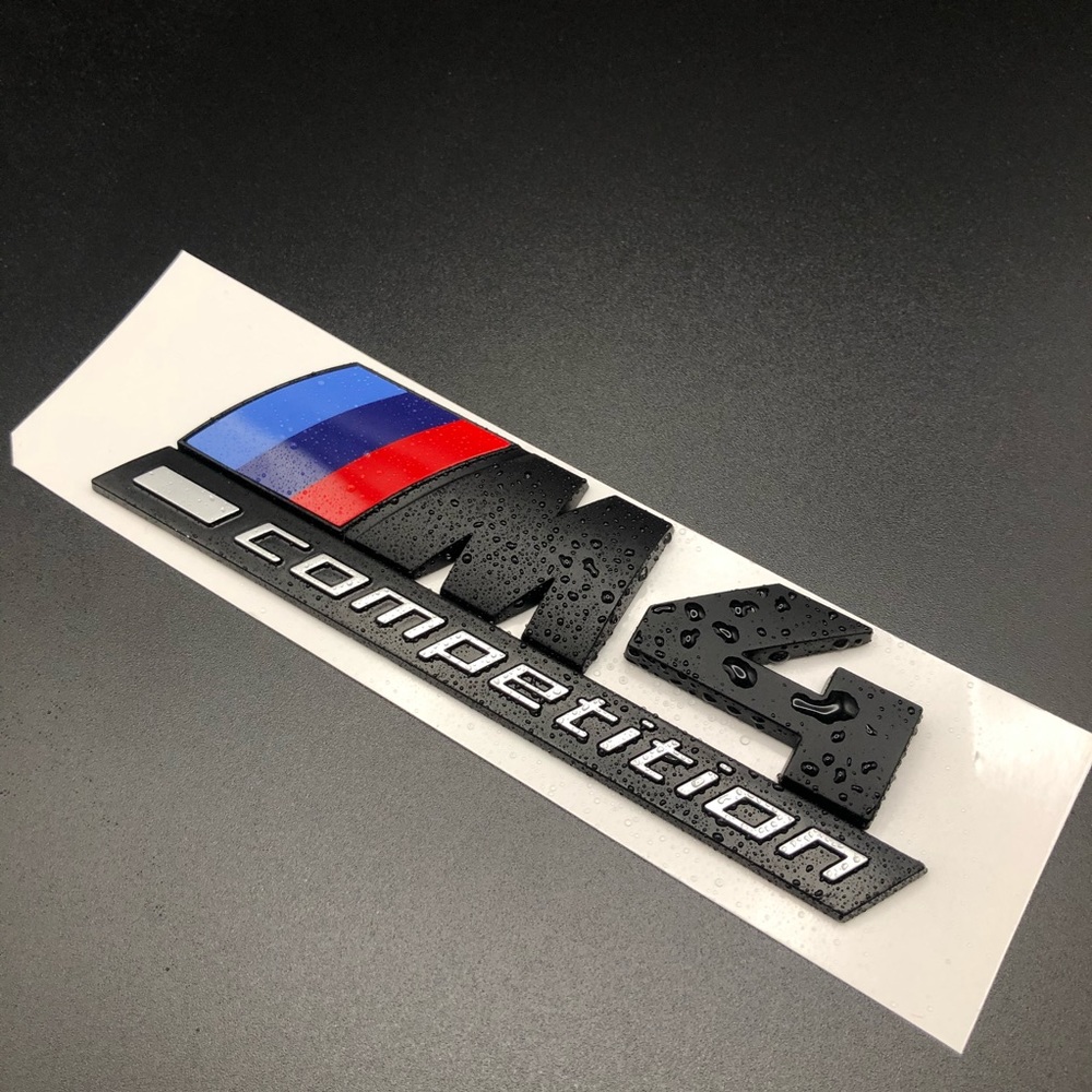 Genuine Bmw M4 Rear/Trunk Emblem/Badge Competition - Gem